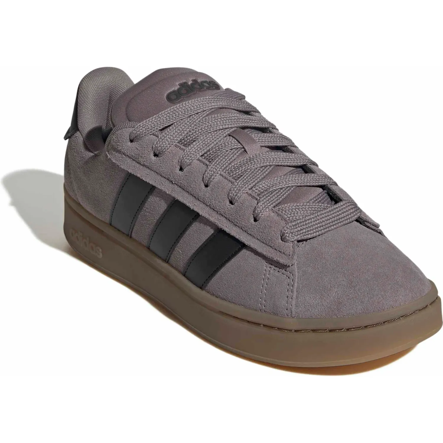 Zapatillas Adidas Urbanas Hombre Grand Court Alpha 00s color plomo / negro | Platanitos