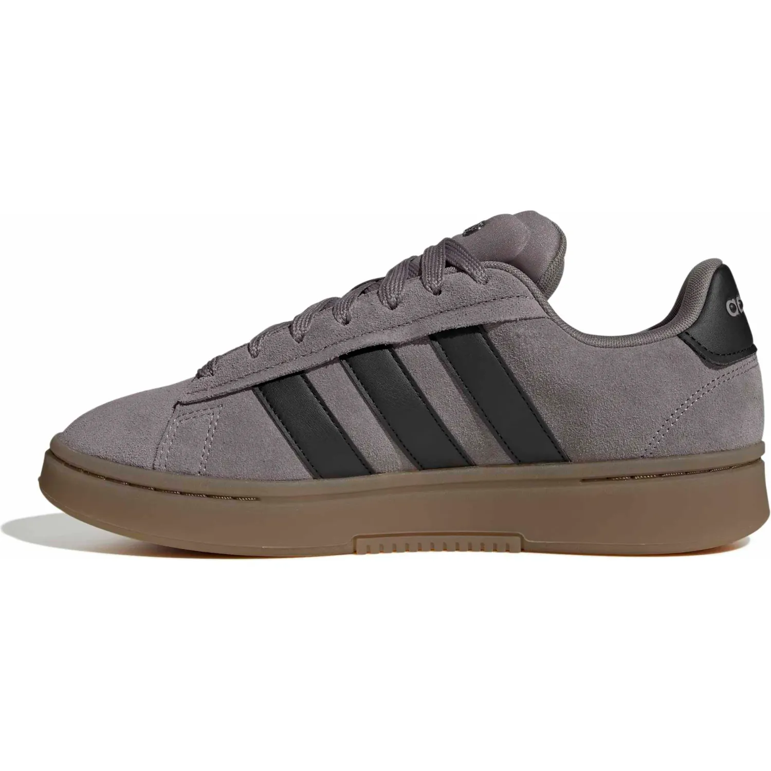 Zapatillas Adidas Urbanas Hombre Grand Court Alpha 00s color plomo / negro | Platanitos