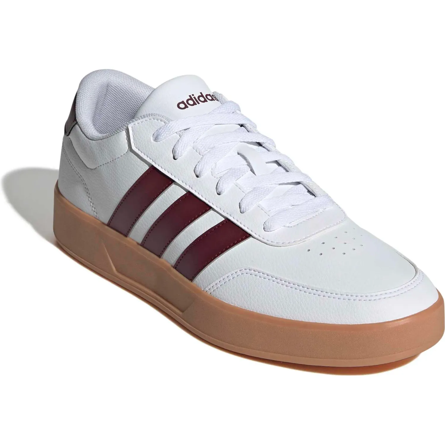 Zapatillas Adidas Urbanas Hombre Breaknet 3.0 color blanco / vino | Platanitos