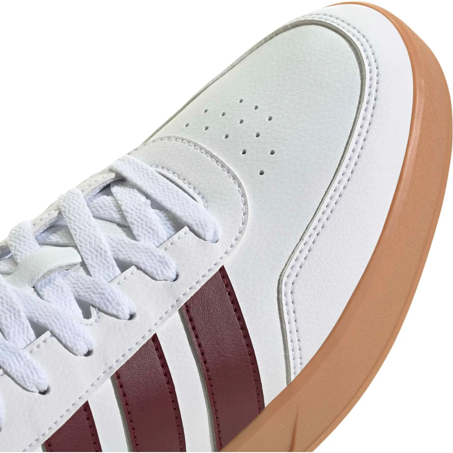 Zapatillas Adidas Urbanas Hombre Breaknet 3.0 color blanco / vino | Platanitos