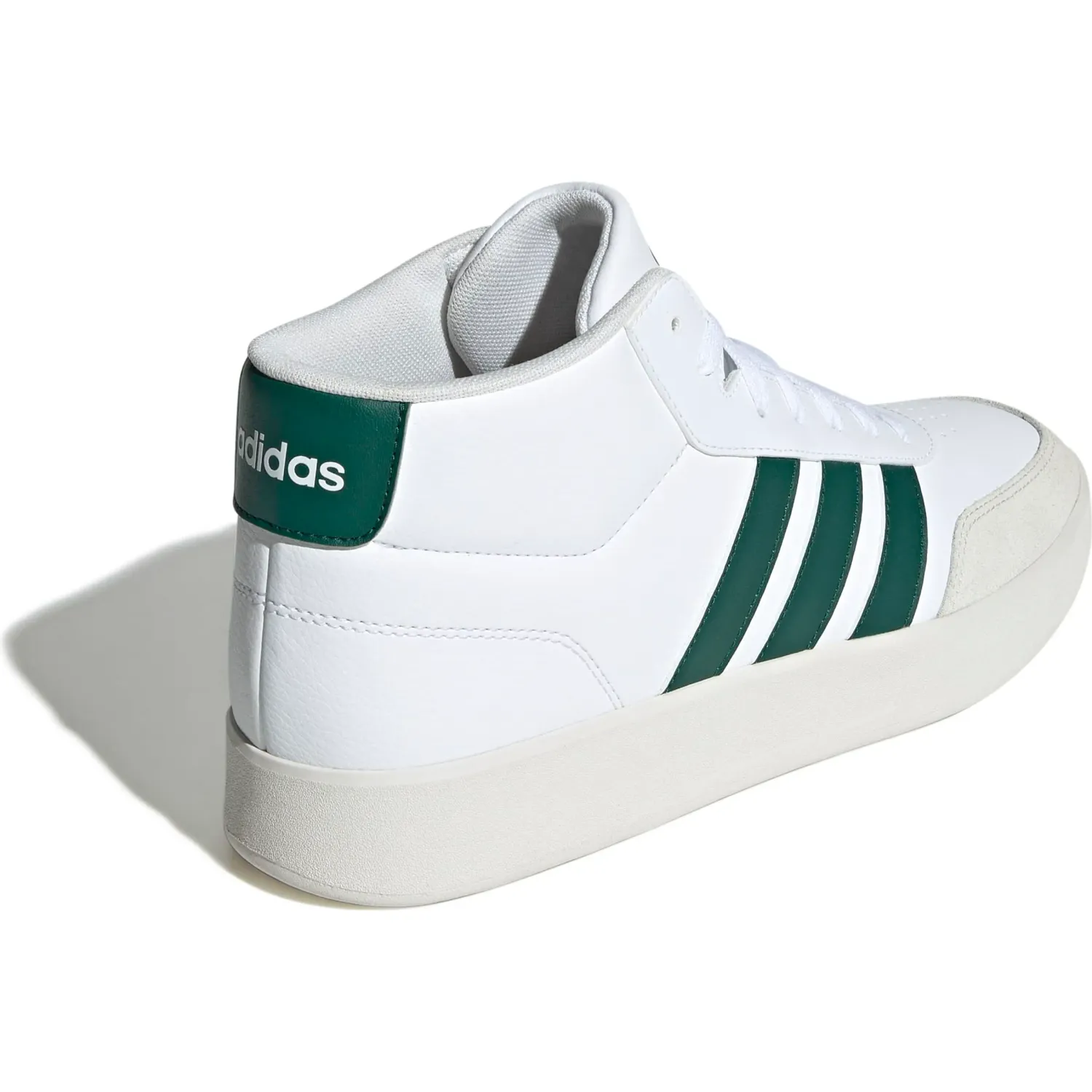 Zapatillas Adidas Urbanas Hombre Breaknet Mid color blanco / verde | Platanitos
