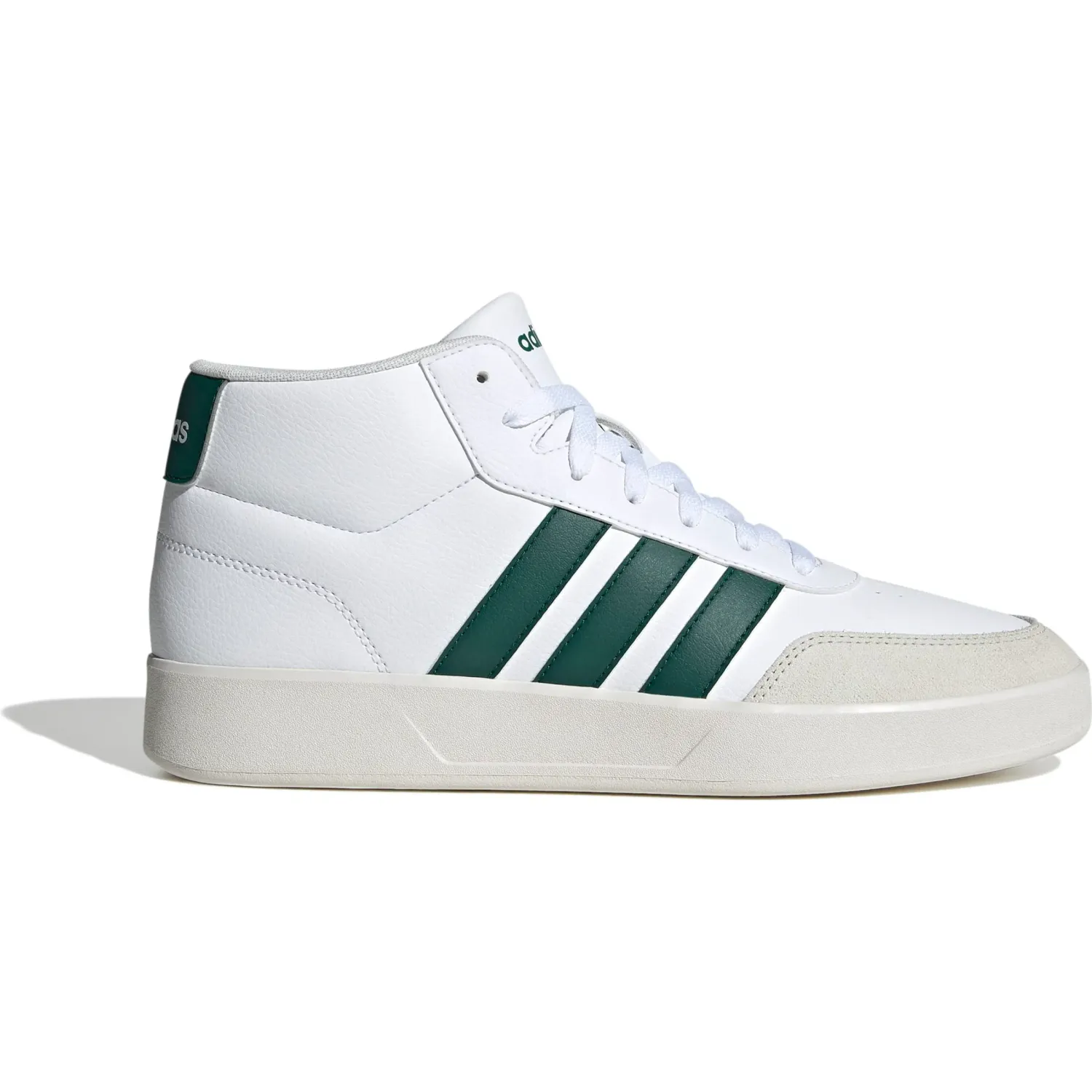 Zapatillas Adidas Urbanas Hombre Breaknet Mid color blanco / verde | Platanitos