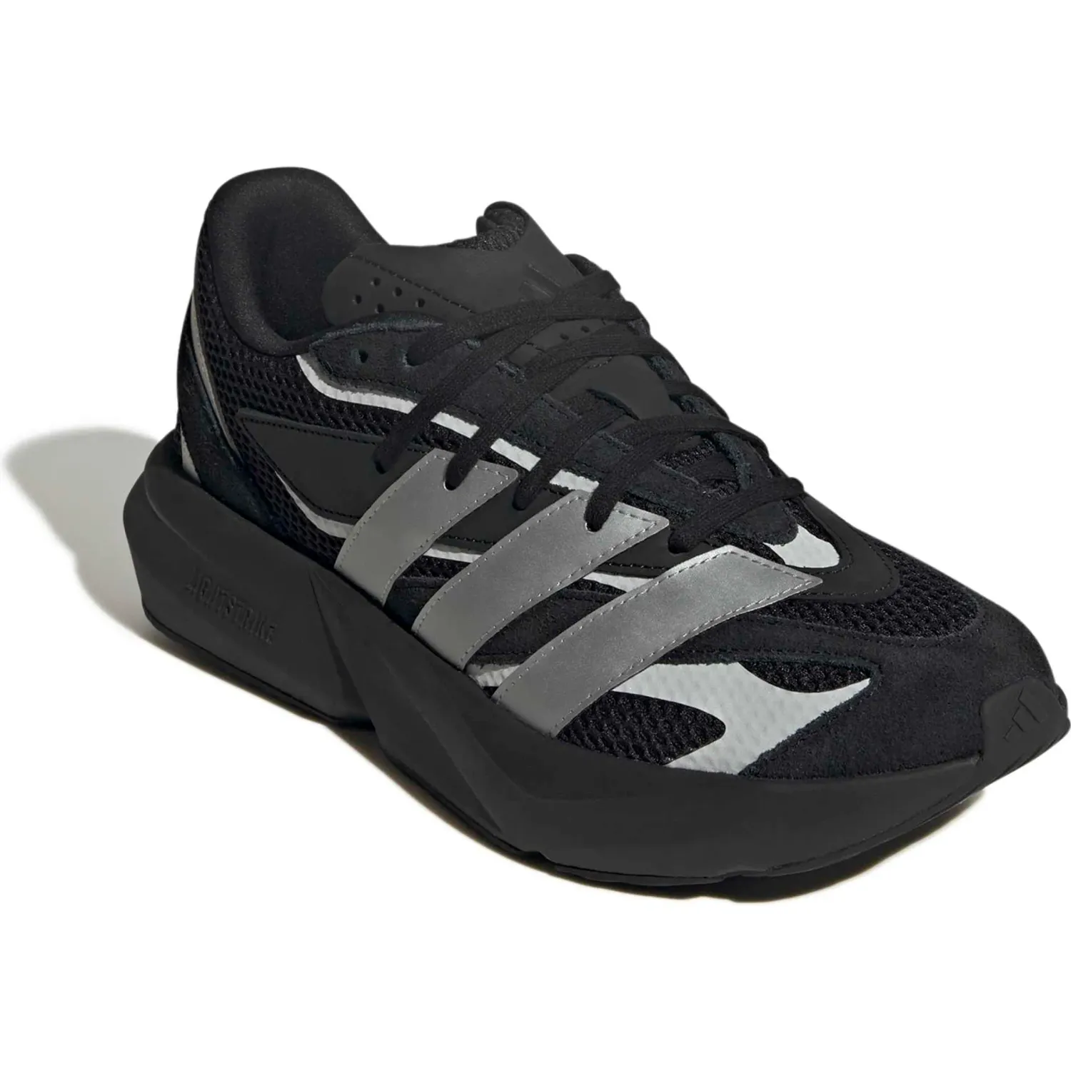 Zapatillas Adidas Urbanas Hombre Lightblaze color negro / plateado | Platanitos