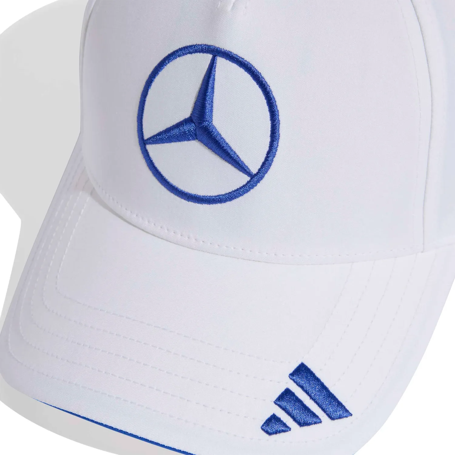 Gorro Adidas Deportivo Unisex Mer Ka Cap Motorsport color blanco / azulino | Platanitos