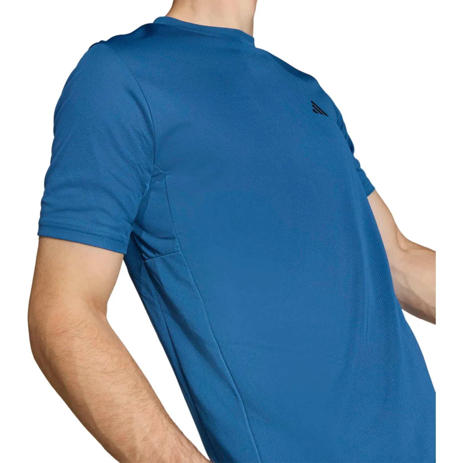 Polo Adidas Training Hombre We Bas T Climacool color azul / acero | Platanitos