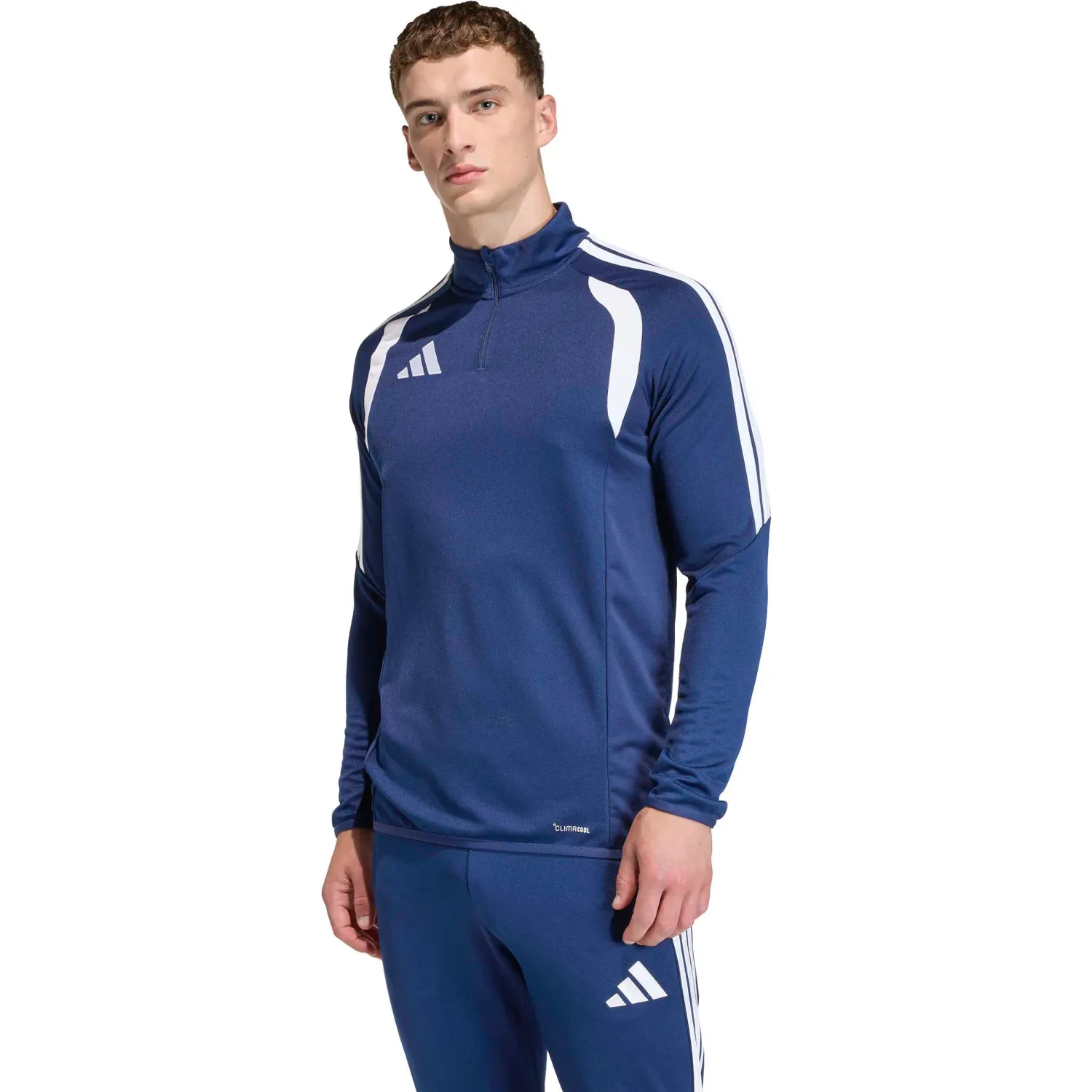 Polera Adidas Futbol Hombre Tiro26l Tr Top Climacool color azulino | Platanitos