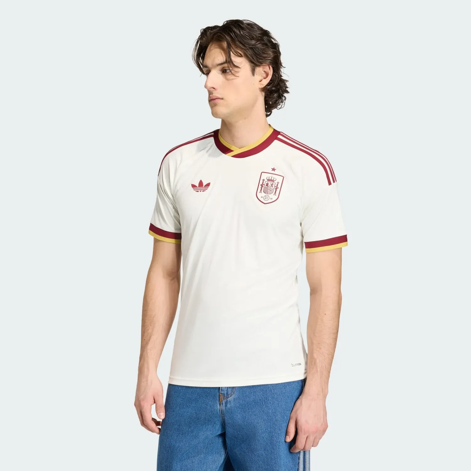 Camiseta Adidas Futbol Hombre Alterna Selección España 2026  Rfef A Jsy Climacool color rojo / blanco | Platanitos