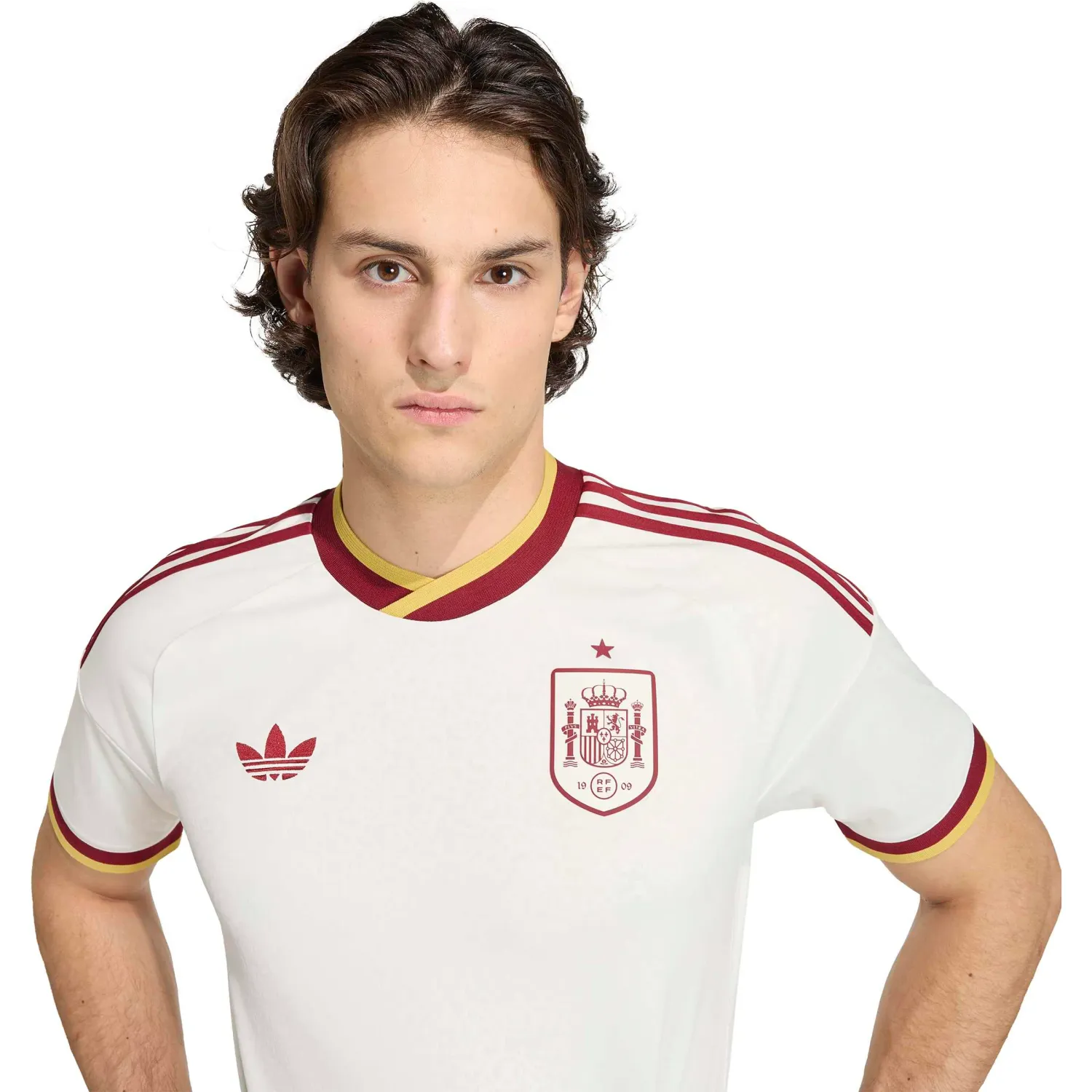 Camiseta Adidas Futbol Hombre Alterna Selección España 2026  Rfef A Jsy Climacool color rojo / blanco | Platanitos