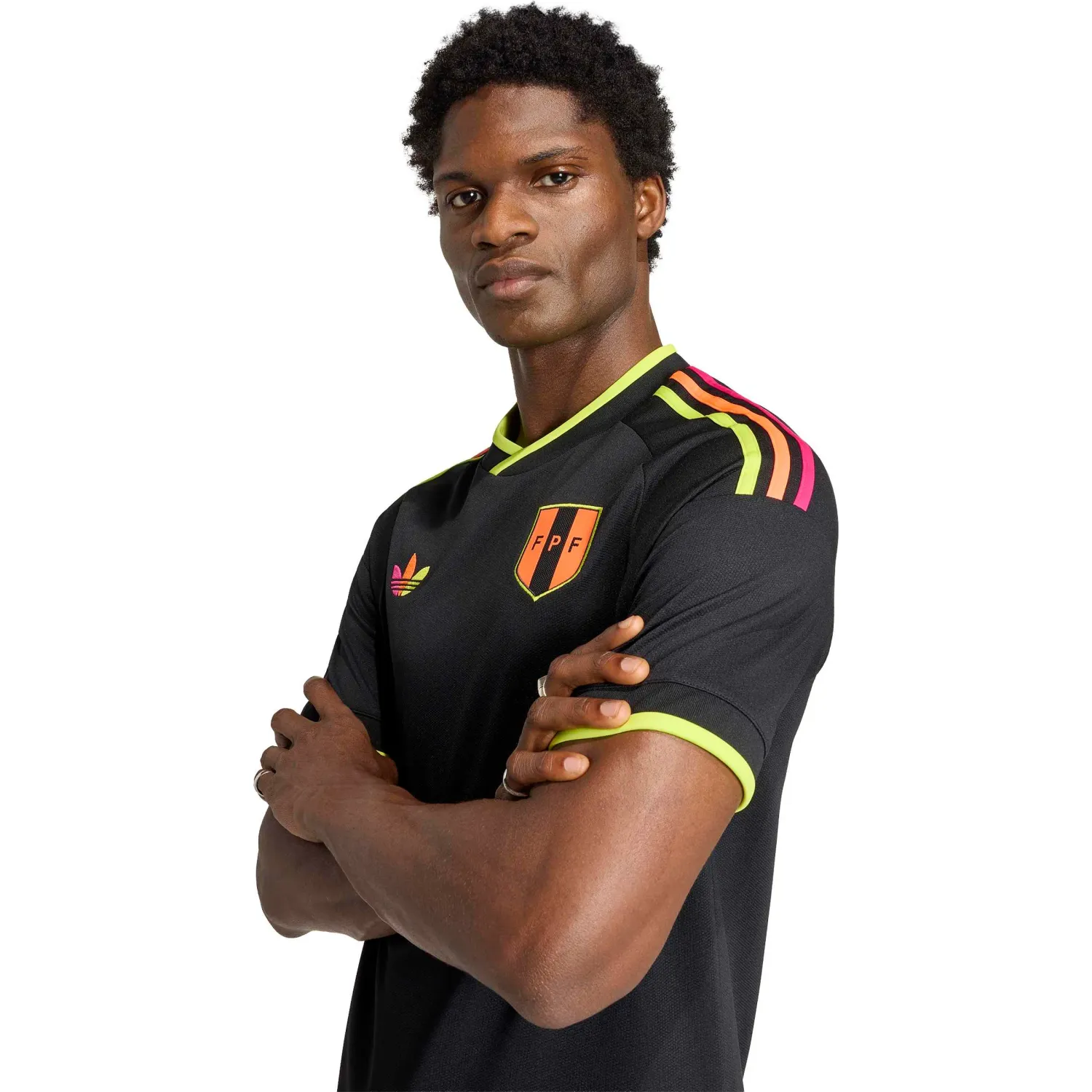 Camiseta Adidas Futbol Hombre Alterna Selección Peru 2026 Fpf A Jsy Climacool color negro | Platanitos