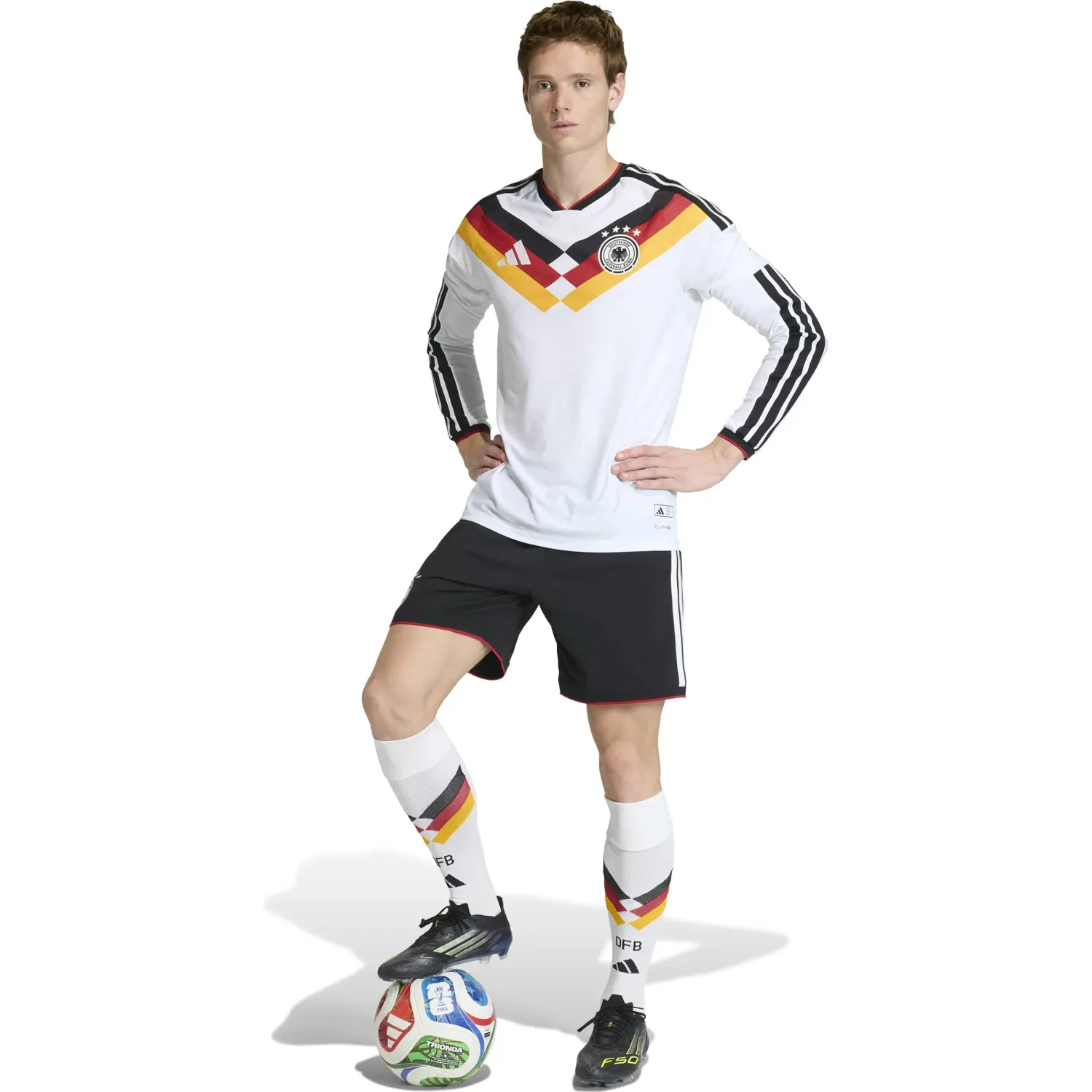 Short Adidas Futbol  Hombre Local Selección Alemania 2026 Dfb H Sho Climacool color negro | Platanitos