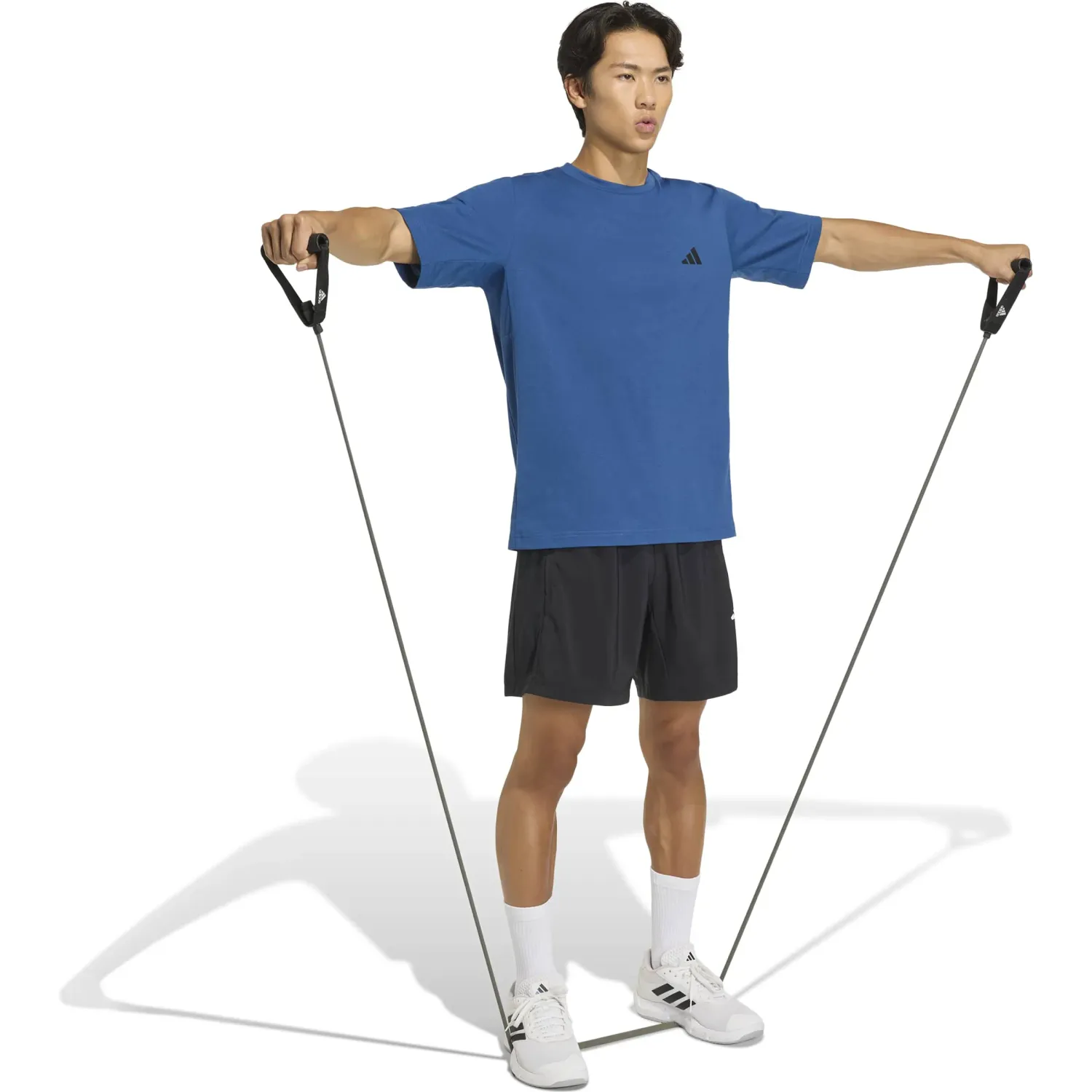 Polo Adidas Training Hombre We Fr T Climacool color azul / acero | Platanitos