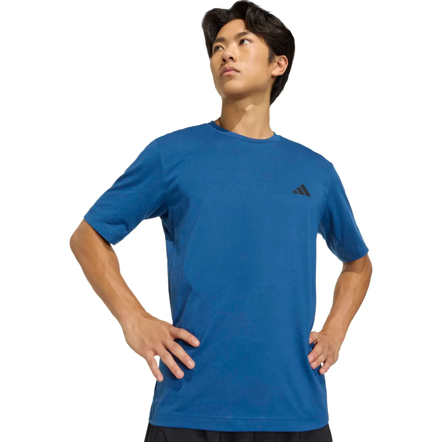Polo Adidas Training Hombre We Fr T Climacool color azul / acero | Platanitos