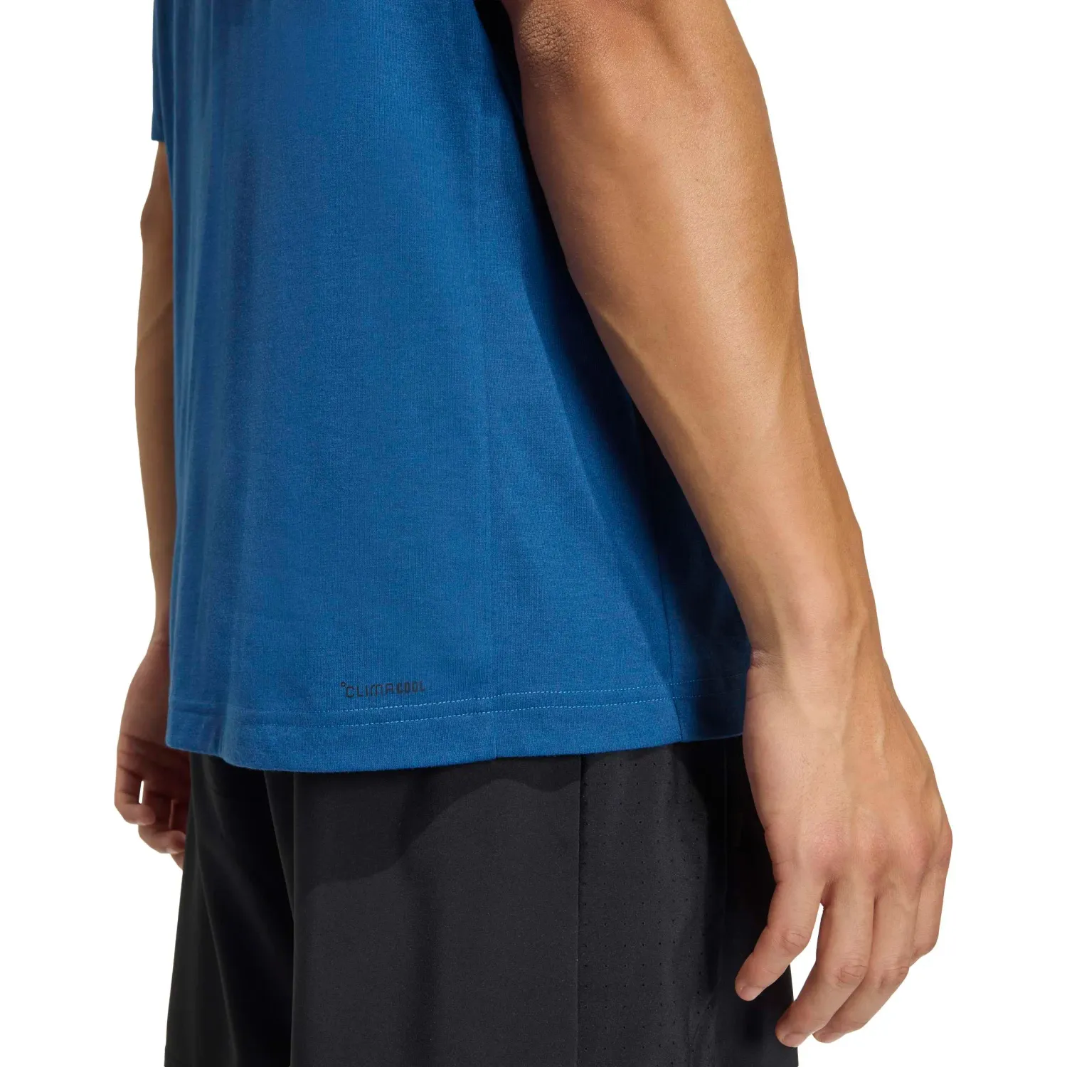 Polo Adidas Training Hombre We Fr T Climacool color azul / acero | Platanitos