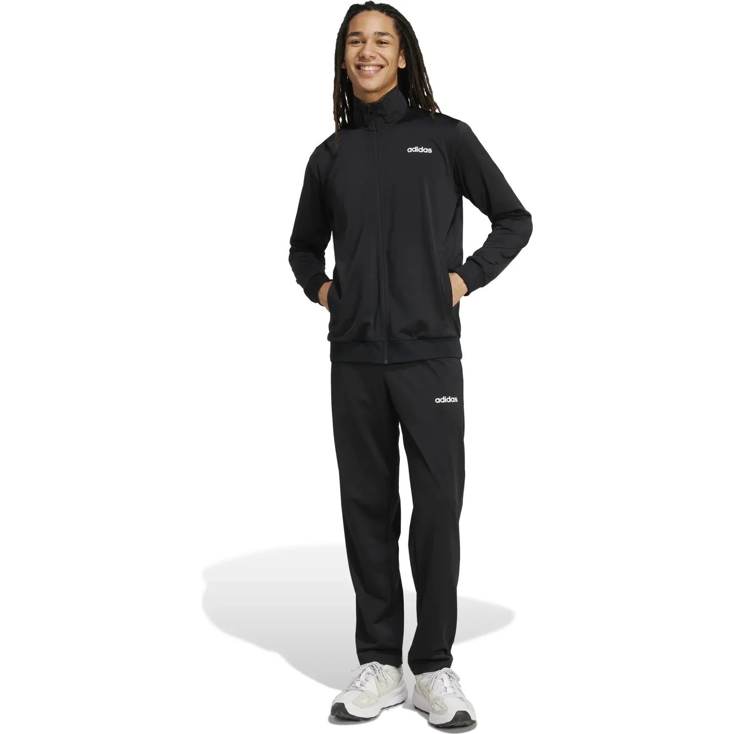 Buzo Adidas Conjunto Deportivo Hombre Tr Linear Ts color negro | Platanitos