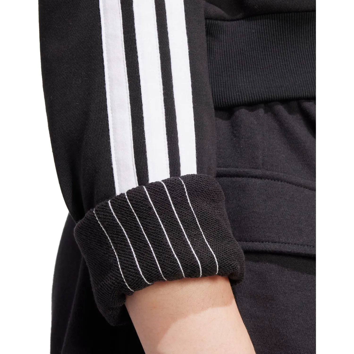 Polera Adidas Deportiva Mujer W 3s Ft Cro Hd color negro | Platanitos