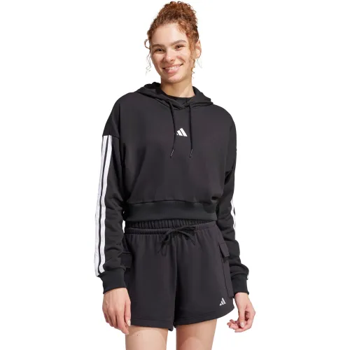 Polera Adidas Deportiva Mujer W 3s Ft Cro Hd color negro | Platanitos