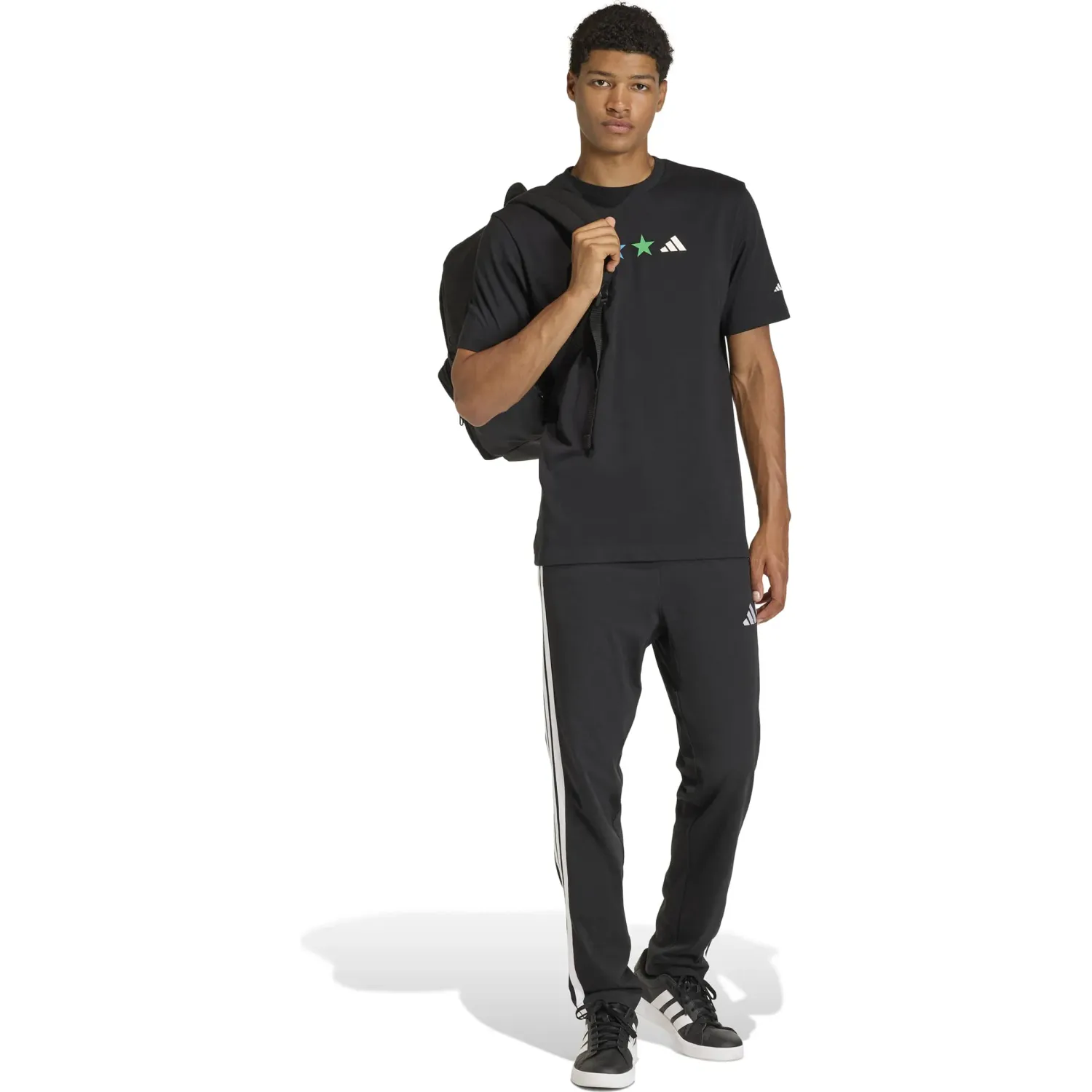 Polo Adidas Deportivo Hombre M Ftb Wc Map T color negro | Platanitos