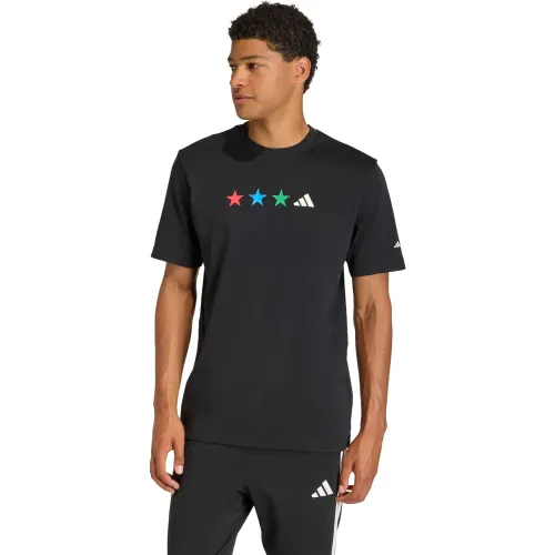 Polo Adidas Deportivo Hombre M Ftb Wc Map T color negro | Platanitos