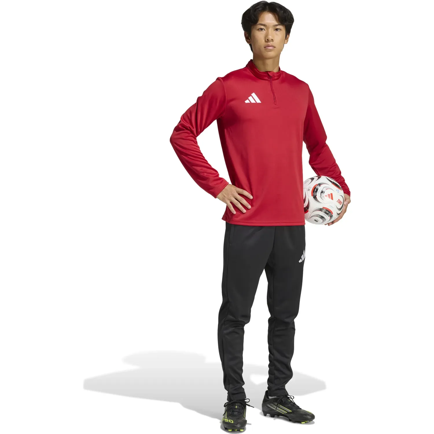 adidas Polera Adidas Futbol Hombre Ent26 Tr Top Climacool color rojo / vino | Platanitos