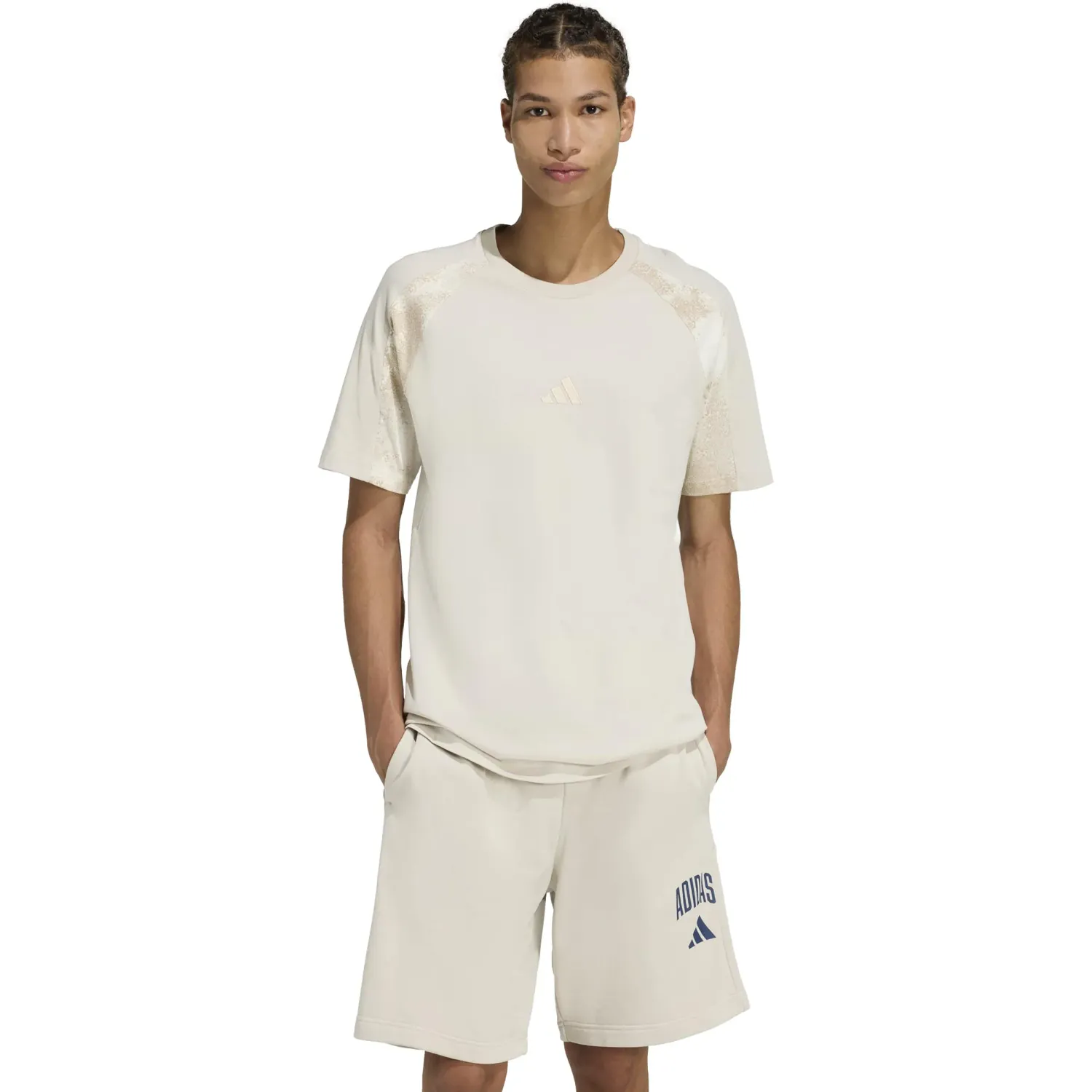 Polo Adidas Deportivo Hombre M Camo Print Te color arena | Platanitos