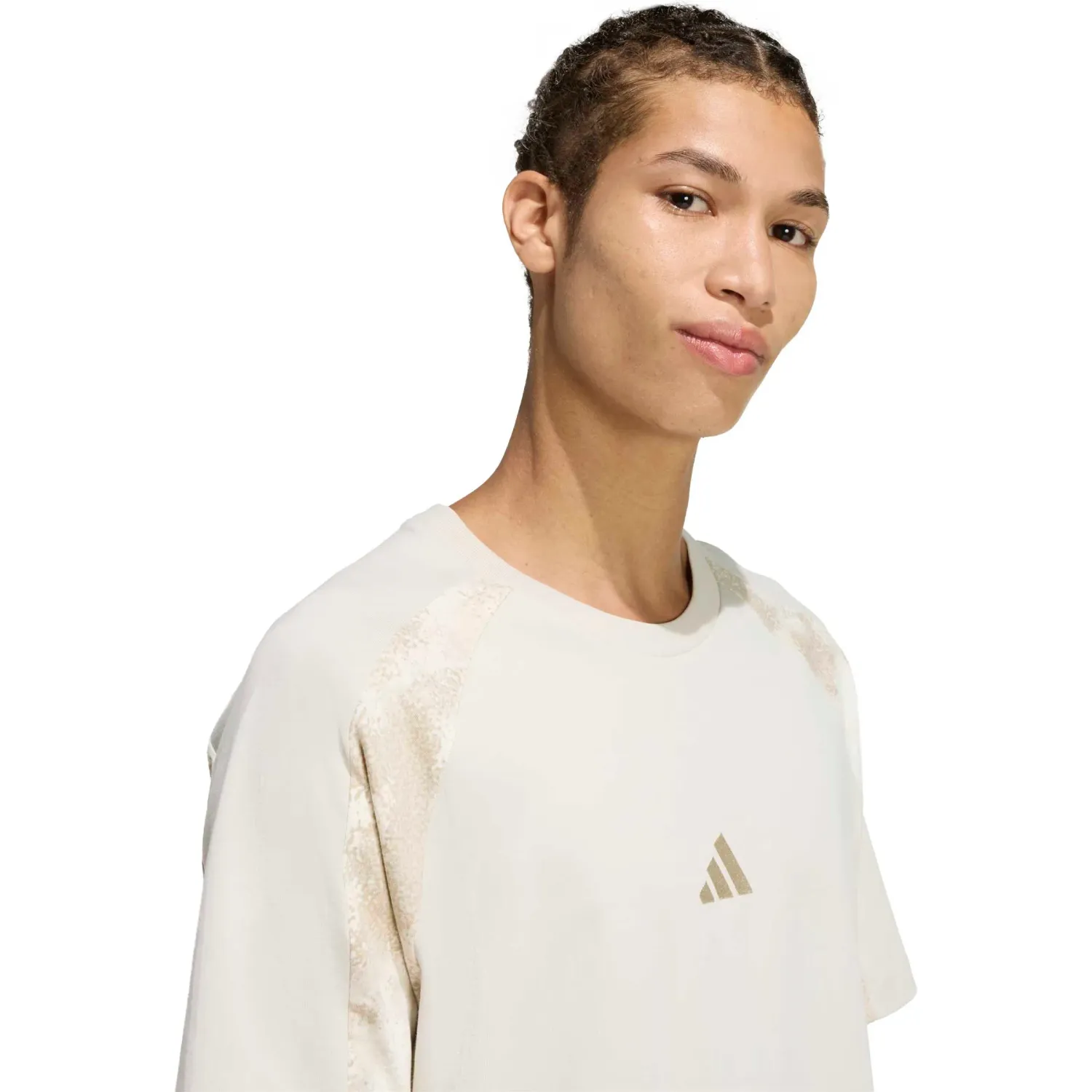 Polo Adidas Deportivo Hombre M Camo Print Te color arena | Platanitos