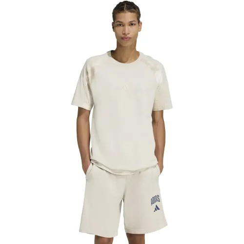 Polo Adidas Deportivo Hombre M Camo Print Te color beige | Platanitos