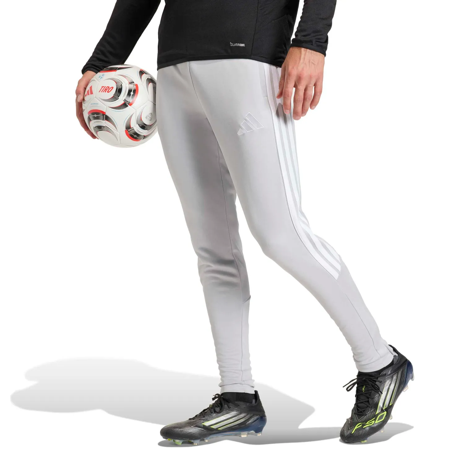 Pantalon Adidas Futbol Hombre Tiro26l Pntr Climacool color gris | Platanitos