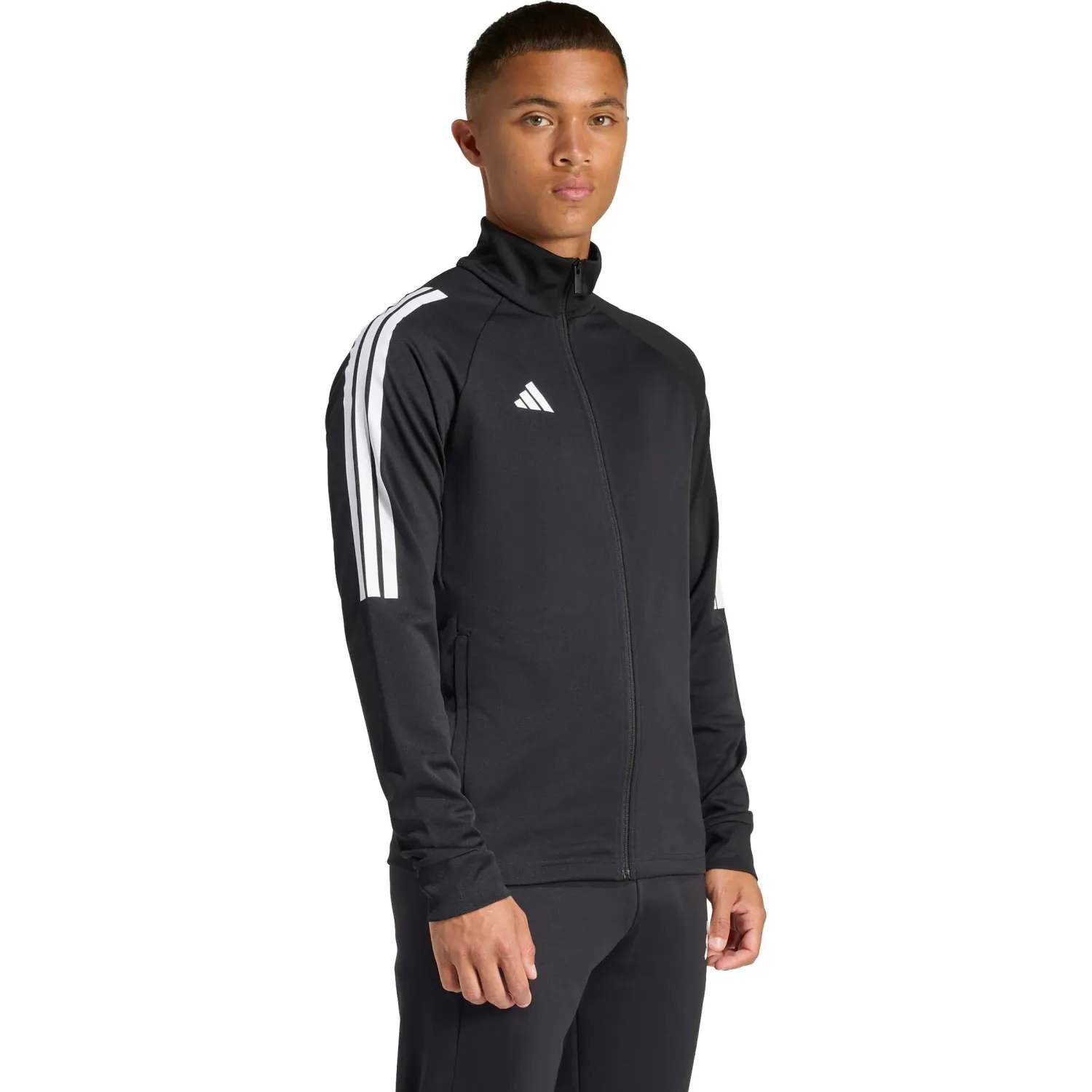 Casaca Adidas Deportiva Hombre M Sereno Tj Climacool color negro | Platanitos
