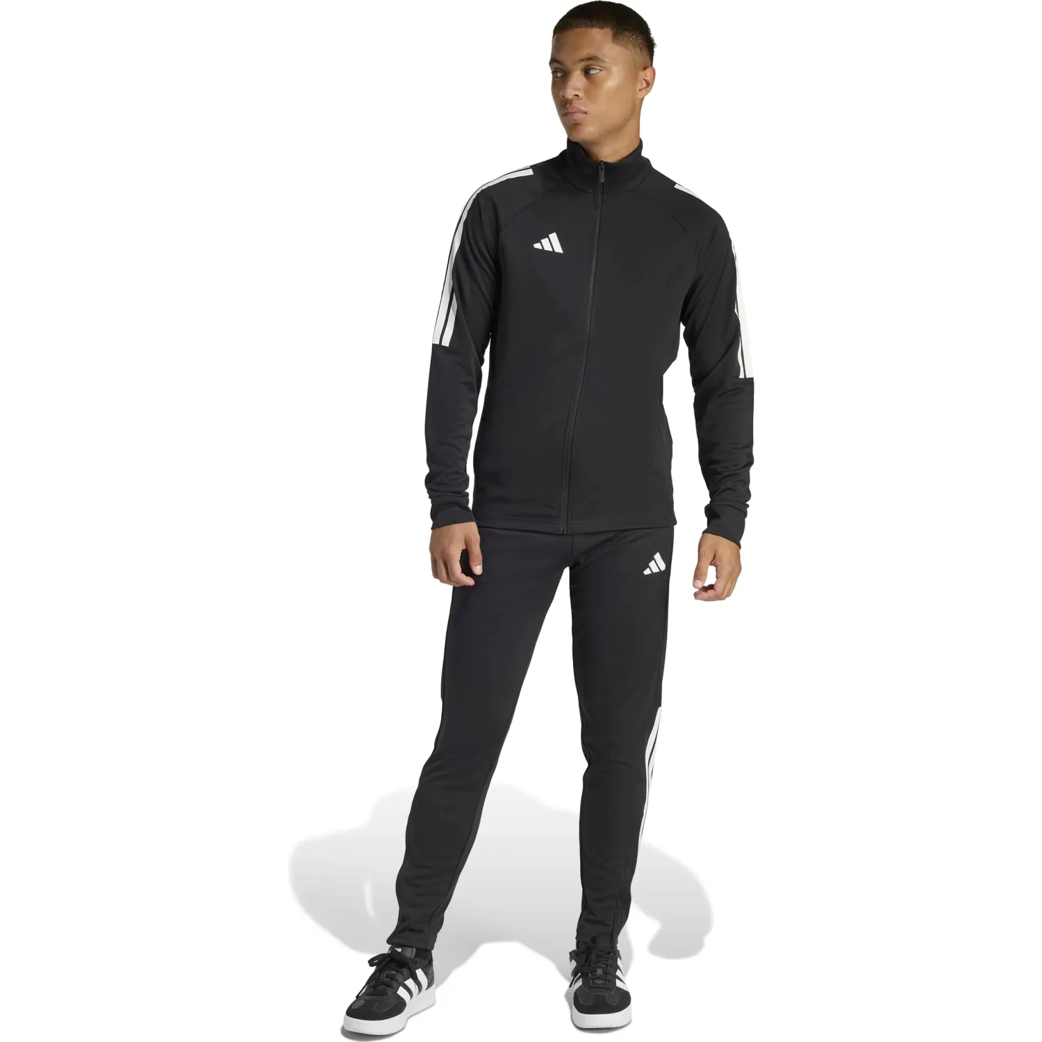 Casaca Adidas Deportiva Hombre M Sereno Tj Climacool color negro | Platanitos