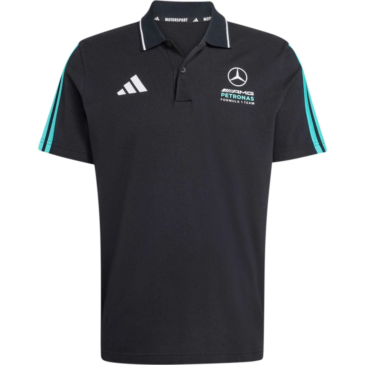 Polo Adidas Deportivo Hombre Mer Dna Polo M Motorsport color negro / turquesa | Platanitos