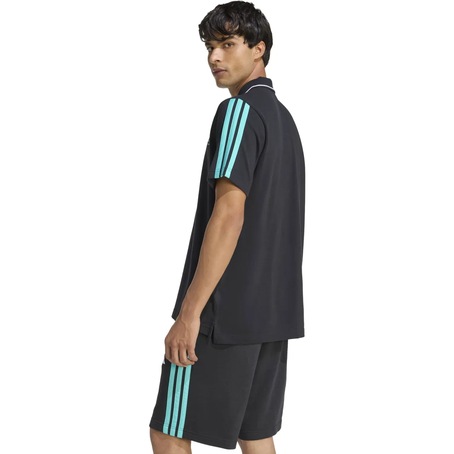 Polo Adidas Deportivo Hombre Mer Dna Polo M Motorsport color negro / turquesa | Platanitos