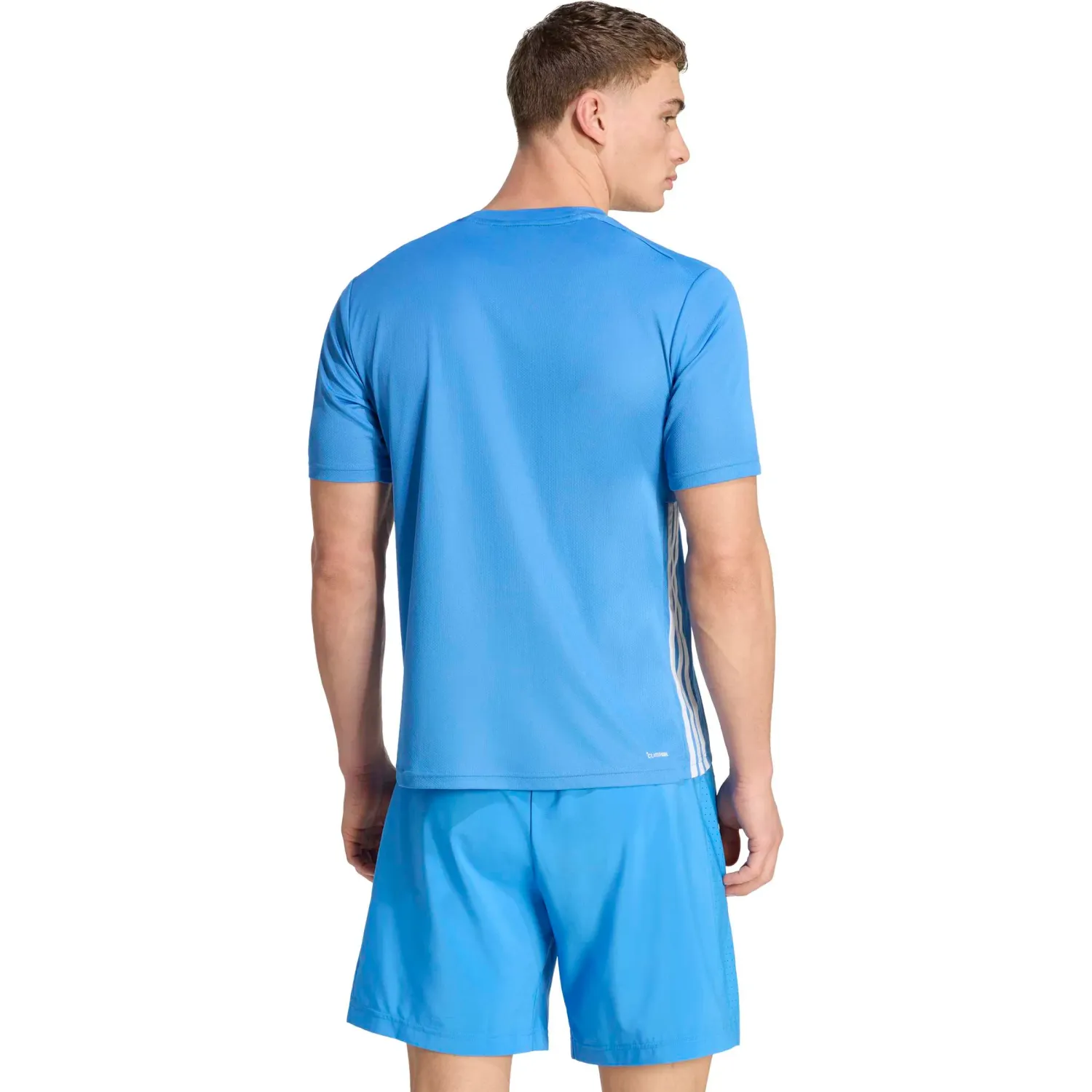 Polo Adidas Training Hombre We Bas 3s T Climacool color azul | Platanitos