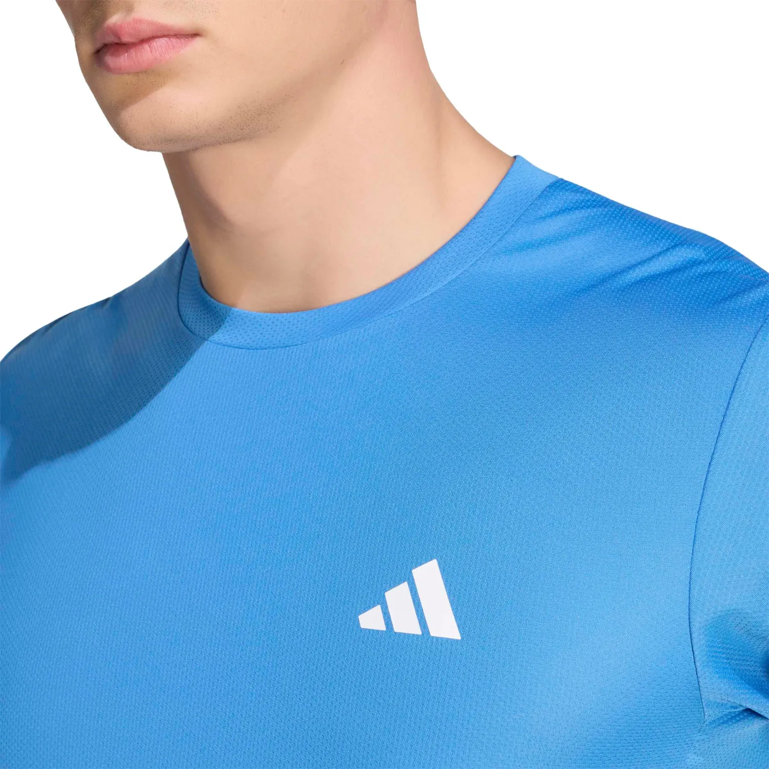 Polo Adidas Training Hombre We Bas 3s T Climacool color azul | Platanitos