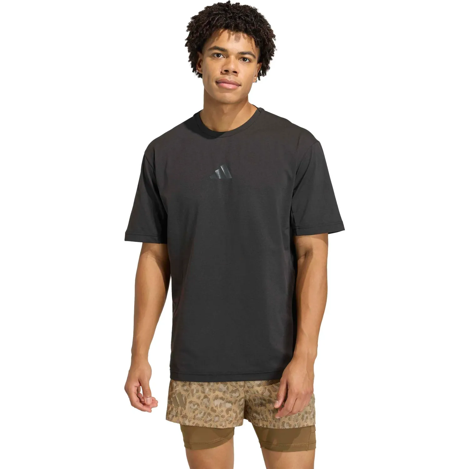 Polo Adidas Outdoor Hombre Xpl Trail Tee Terrex Climacool+ color negro | Platanitos