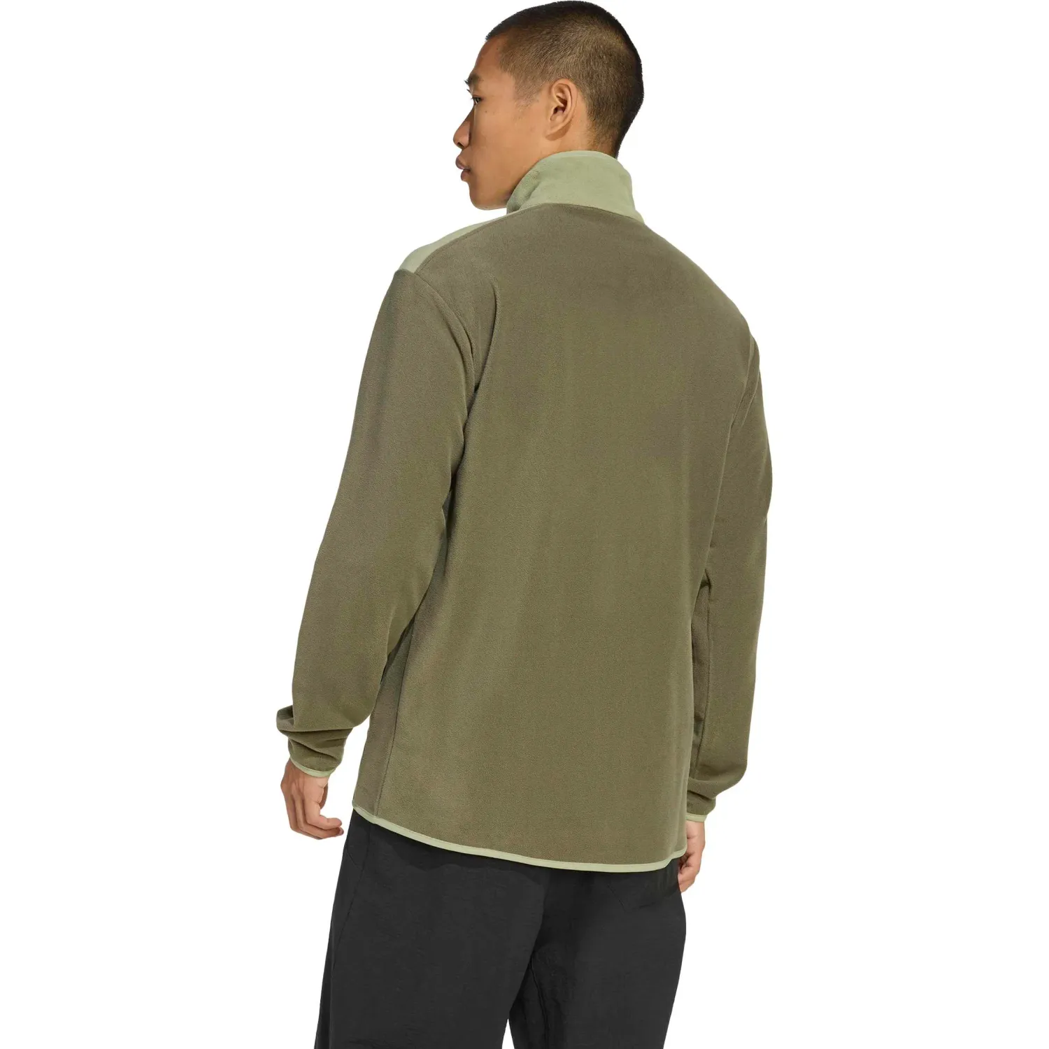 Casaca Adidas Outdoor Hombre Mt Fz Fleece Terrex color olivo | Platanitos