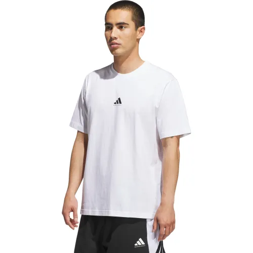Polo Adidas Basquet Hombre Bb Found Tee color blanco | Platanitos