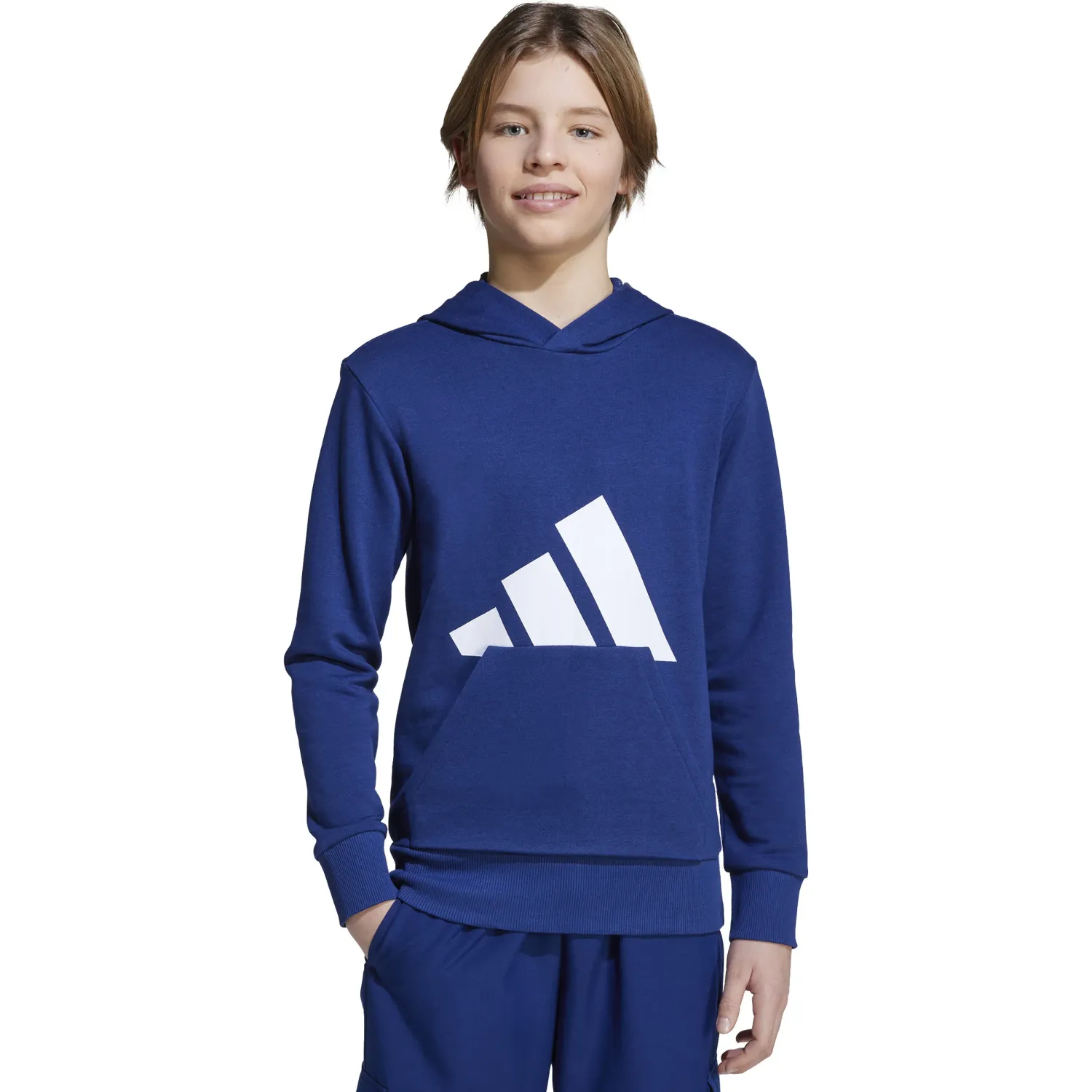 Polera Adidas Deportiva Juvenil J Bl Ft Hd 280 color azul | Platanitos