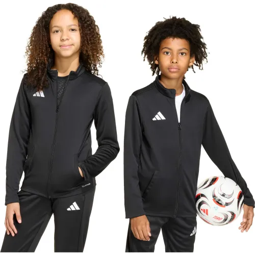 Casaca Adidas Futbol Juvenil Ent26 Tk Jkty Climacool color negro | Platanitos