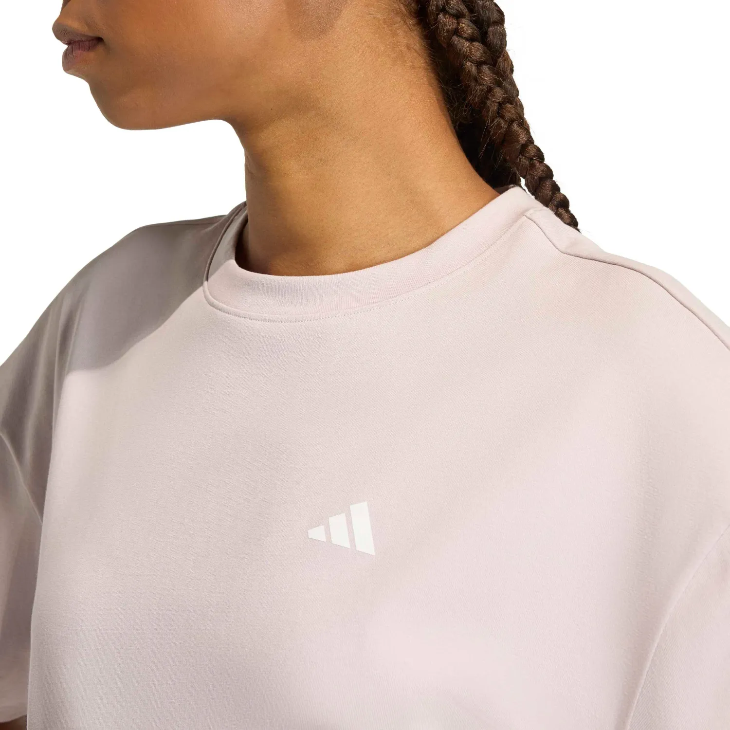 adidas Polo Adidas Training Mujer Pl Ess Tee color lila / morado | Platanitos
