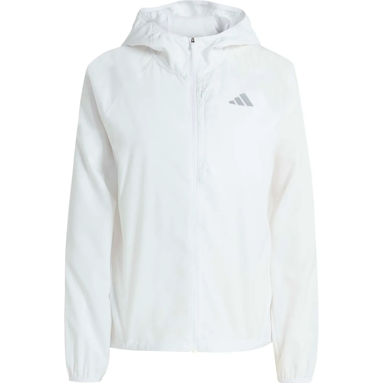 Polera Adidas Running Mujer Run Ess Jkt W color blanco / gris | Platanitos