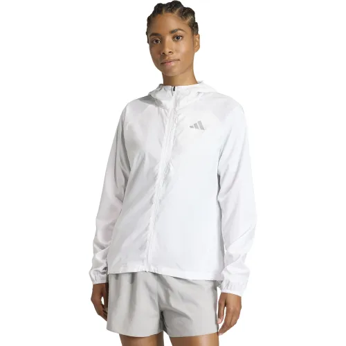 Polera Adidas Running Mujer Run Ess Jkt W color blanco | Platanitos