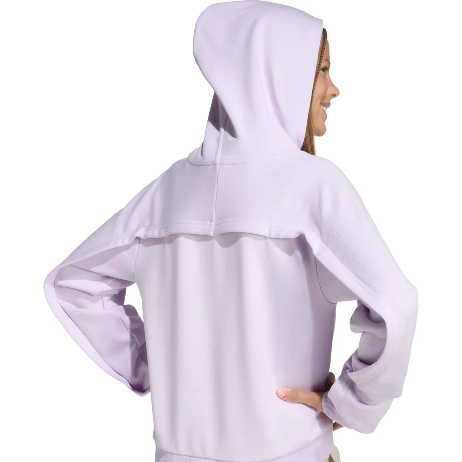 Polera Adidas Deportiva Jovencita Jg Glam Swt color lavanda | Platanitos