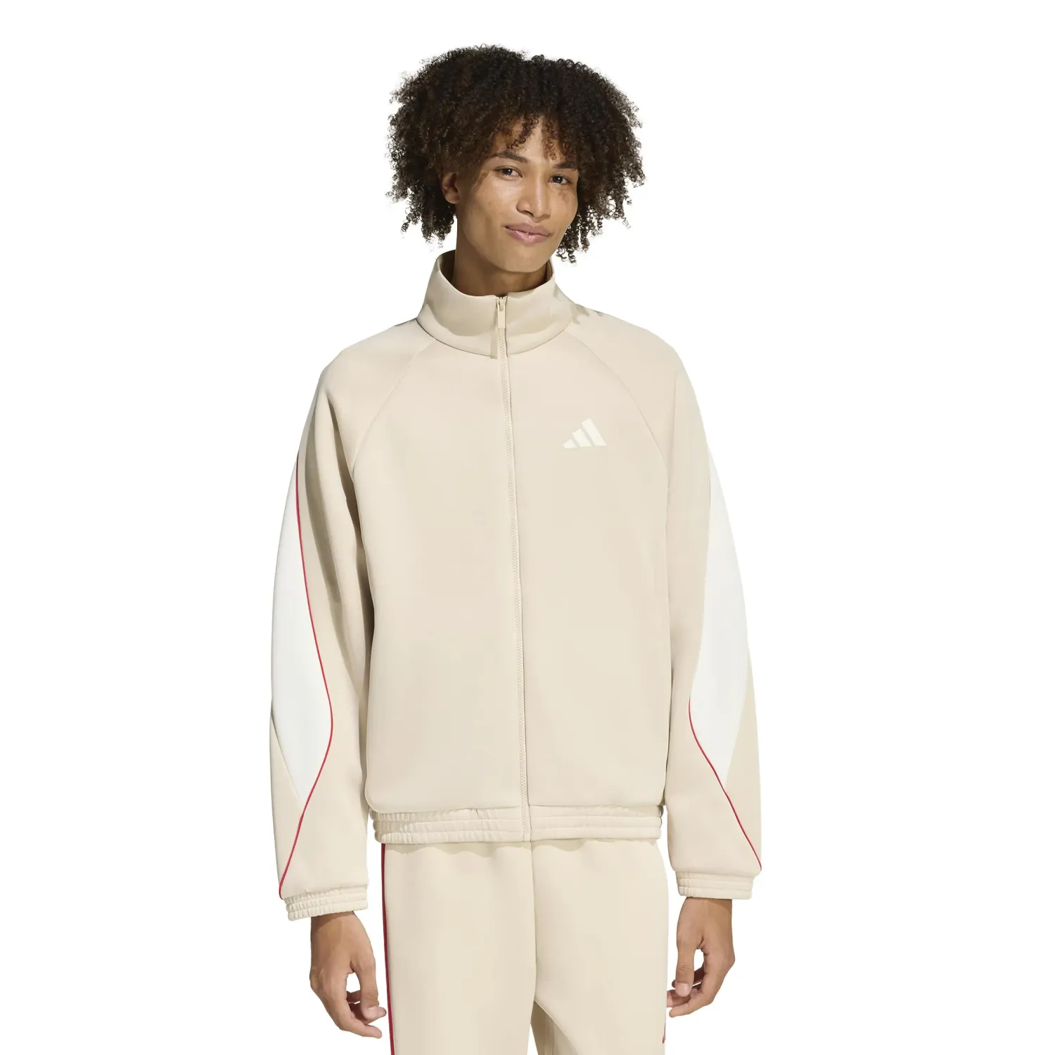 Casaca Adidas Deportiva Hombre M Stadium Tt color arena / beige | Platanitos