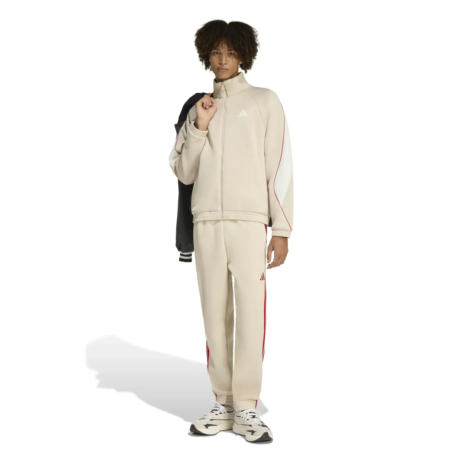 Casaca Adidas Deportiva Hombre M Stadium Tt color arena / beige | Platanitos