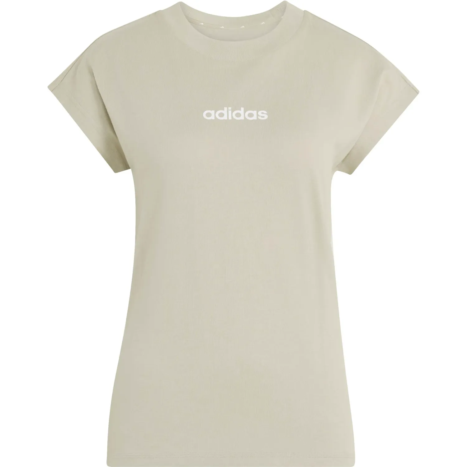 Polo Adidas Deportivo Mujer W Lin Sj T color arena / musgo | Platanitos