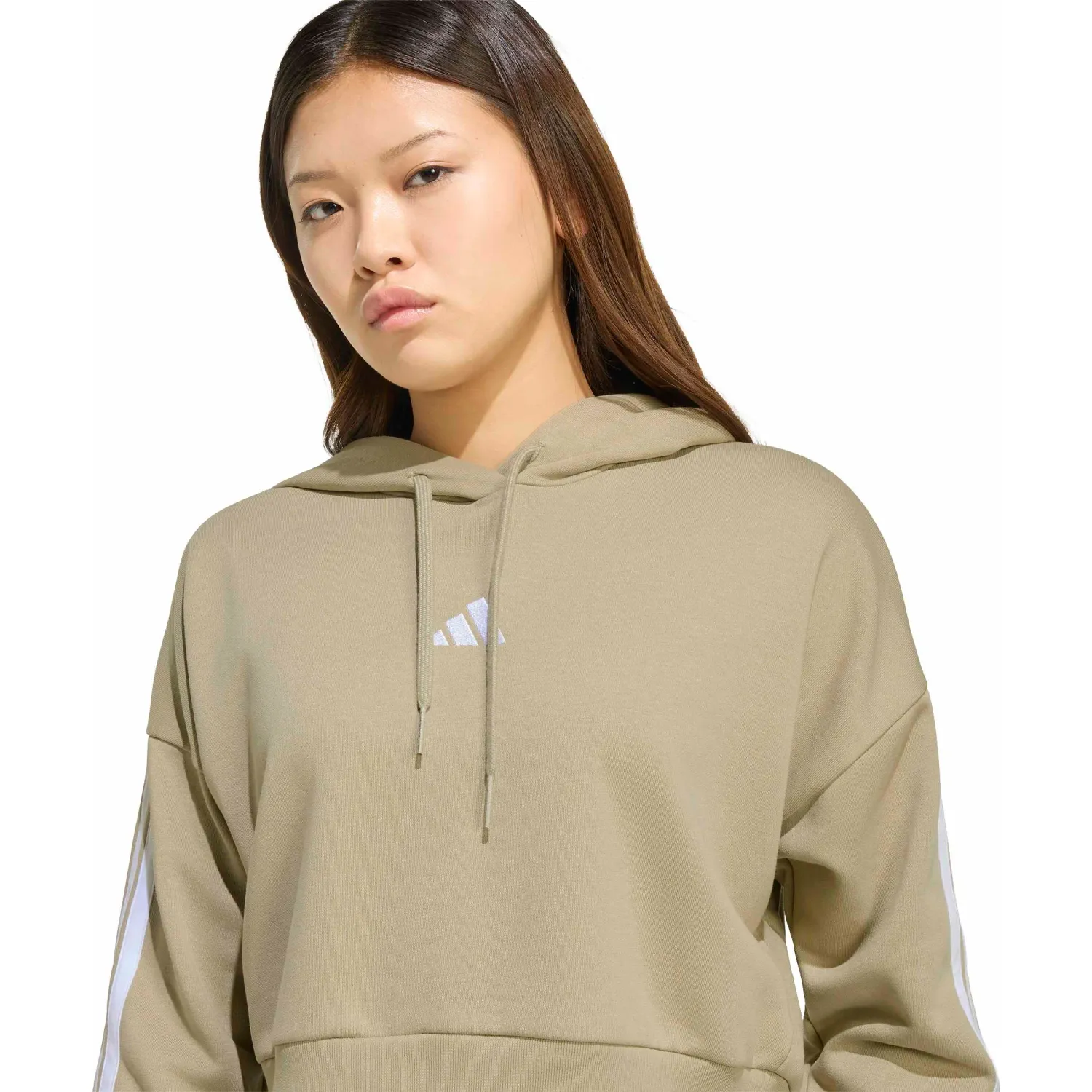 Polera Adidas Deportiva Mujer W 3s Ft Cro Hd color arena / musgo | Platanitos