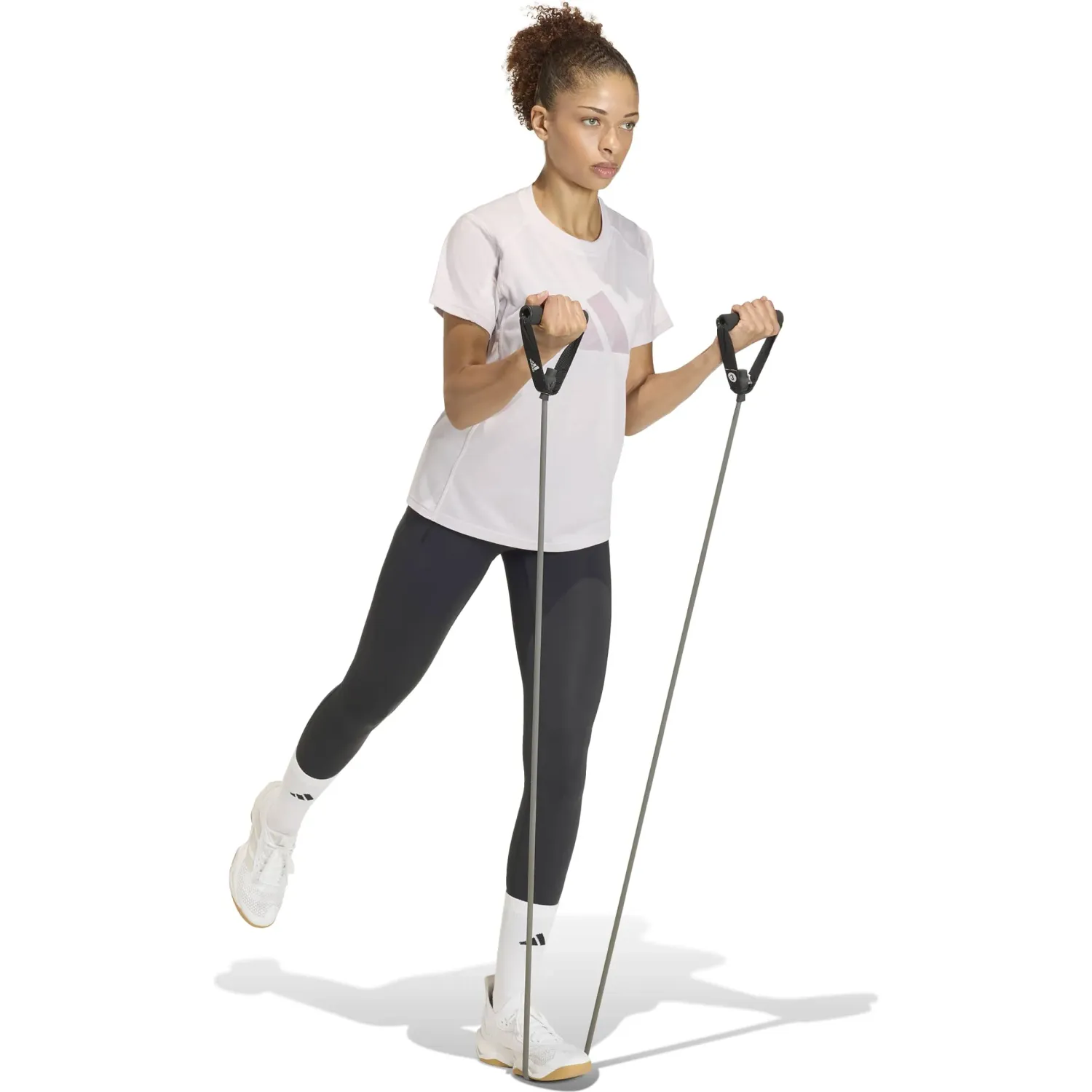 Polo Adidas Training Mujer We Logo T Climacool color lila / morado | Platanitos