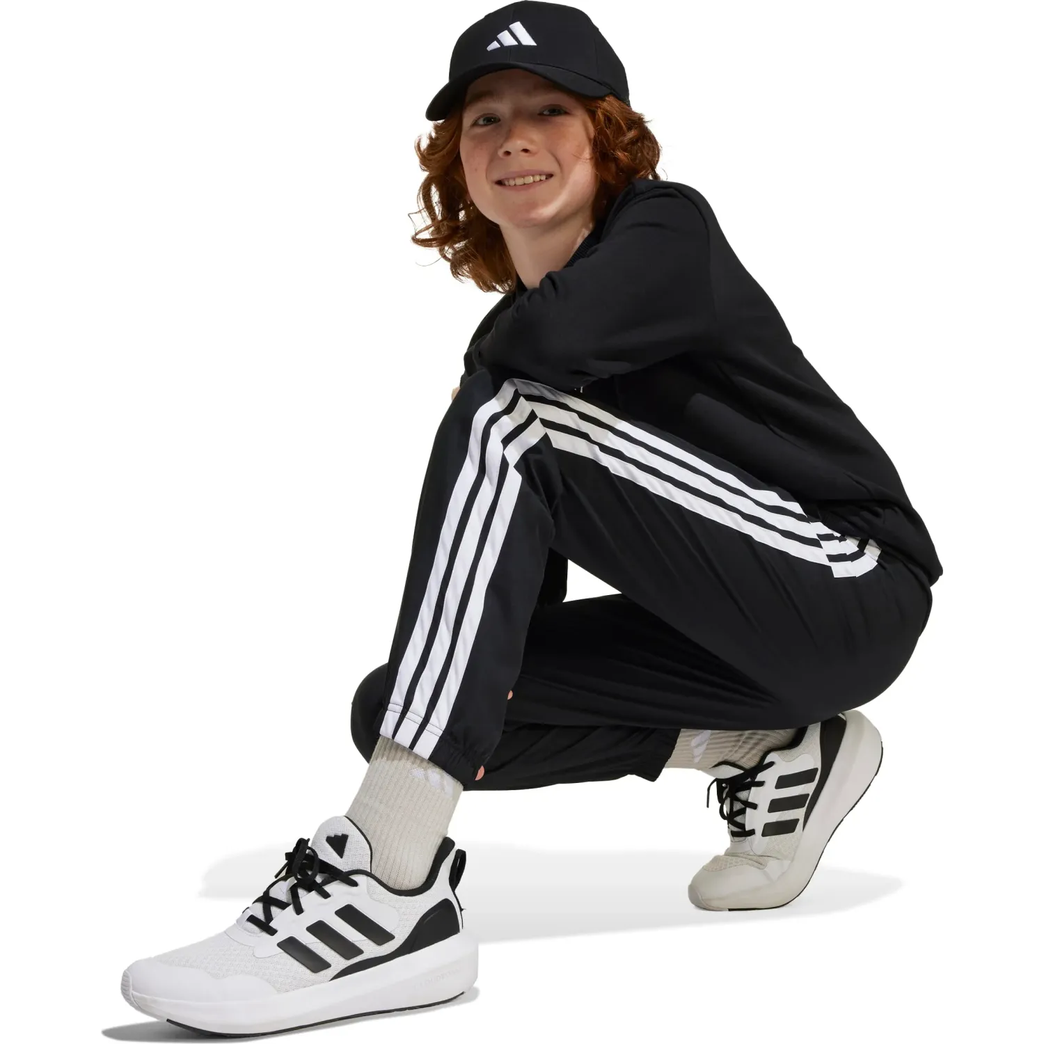 adidas Pantalon Adidas Deportivo Juvenil J 3s Wv Pt Climacool color negro | Platanitos