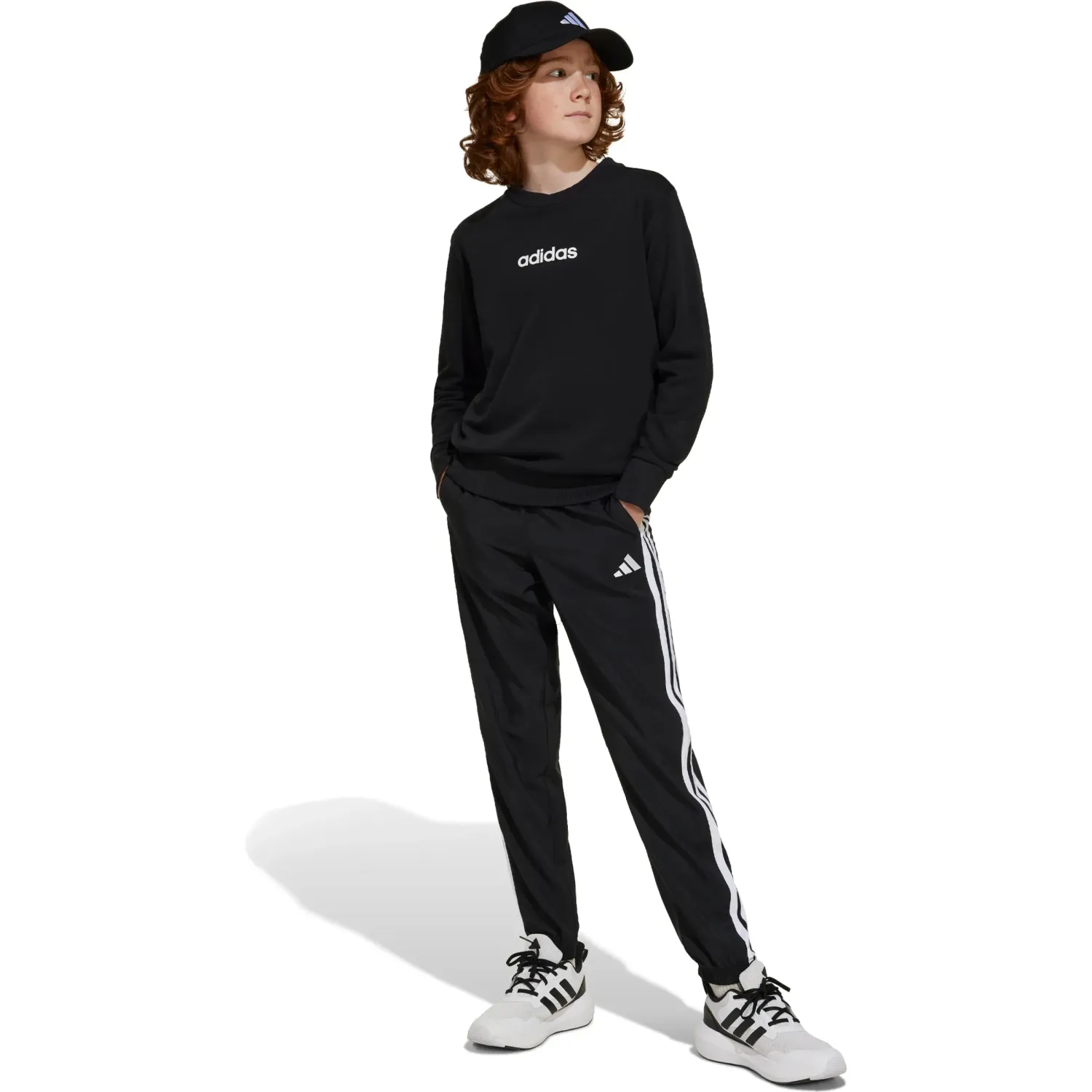 adidas Pantalon Adidas Deportivo Juvenil J 3s Wv Pt Climacool color negro | Platanitos