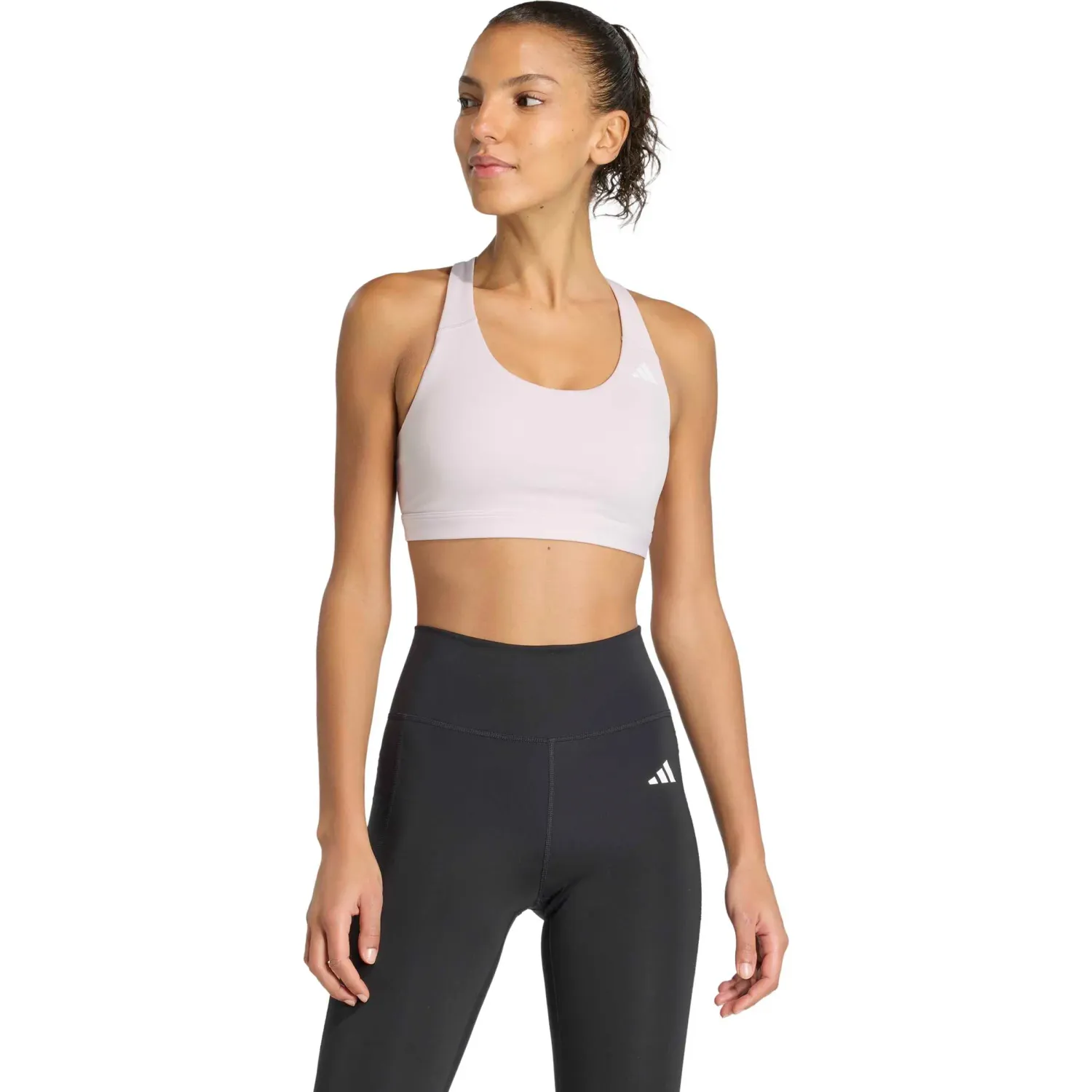 Top Adidas Training Mujer Opt Ess Ms Bra Climacool color lila / morado | Platanitos